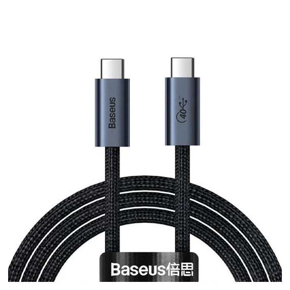 کابل Type C به Type C فست شارژ بیسوس 1 متر Baseus Flash Series USB4.0 CASS010014