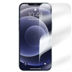 پک دوعددی محافظ صفحه نمایش شیشه ای آیفون بیسوس Baseus Full Super Porcelain Crystal Glass iPhone 12/12 Pro