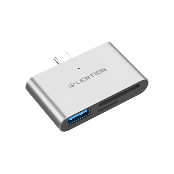 تبدیل USB-C به USB, SD و MicroSD لنشن مدل CS15