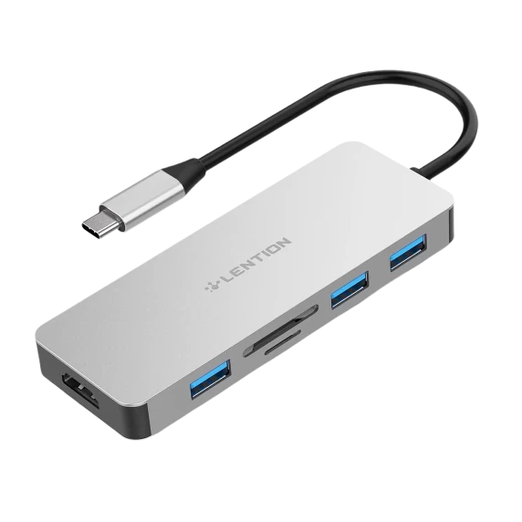 هاب پنج پورت USB-C لنشن مدل C18