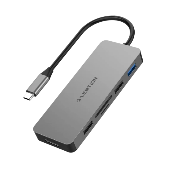 هاب شش پورت USB-C لنشن مدل C17