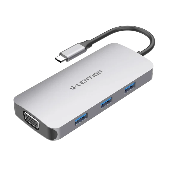 تبدیل هشت پورت USB-C لنشن مدل CE55