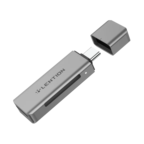 تبدیل USB-C به SD و Micro SD لنشن مدل C7
