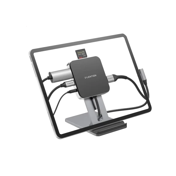 داک استیشن و استند آیپد USB-C لنشن مدل D42